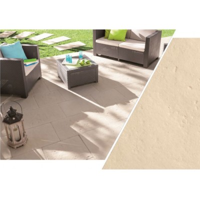 Dalle ABBAYE 50x50x3.5 ton pierre PIERRA