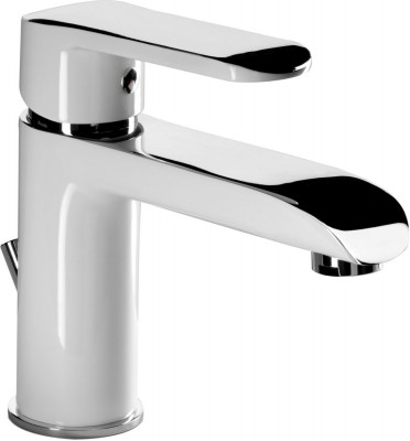 Mitigeur de lavabo DAILY COLOR blanc-chromé