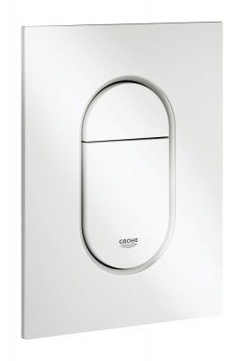 Plaque de commande WC ARENA S blanc alpin GROHE FREDRICH