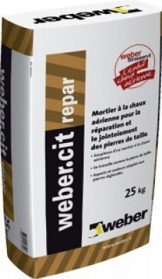 Mortier pour pierre de taille - weber cit Repar - sac de 25 kg