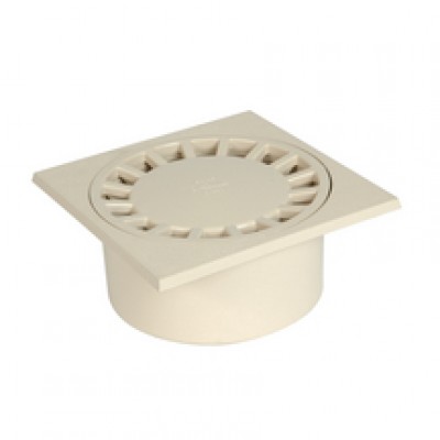 Siphon de cour sable 20x20cm NICOLL