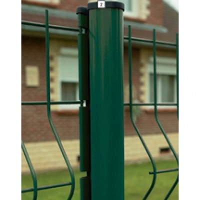 Poteau AXOR plastifié vert RAL 6005 longueur 2,20 m DIRICKX