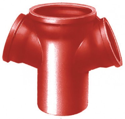 Culotte double SME 68° diamètre nominal 100-75mm PONT A MOUSSON