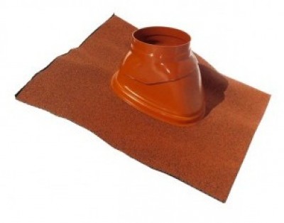 Solin UBIFLEX diamètre 150mm ocre 35°/55° UBBINK