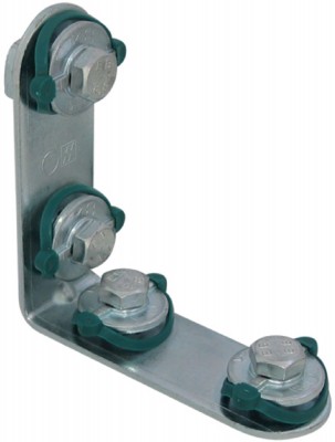 Équerre 90°C 4 trous BIS RAPIDRAIL pour vis M 10 longueur 93,5 mm boîte 25