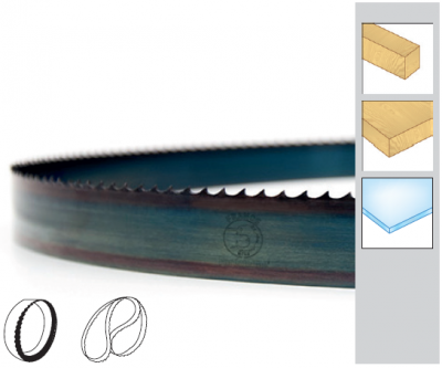 Lame de scie à ruban carbone 2650x32x0,9mm, pas section 13mm FOREZIENNE