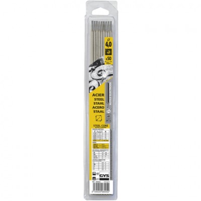 Electrodes pour aciers courants diamètre 4mm GYS