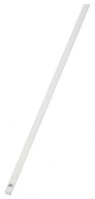 Tringle carrée aluminium longueur 2500mm argent WSS