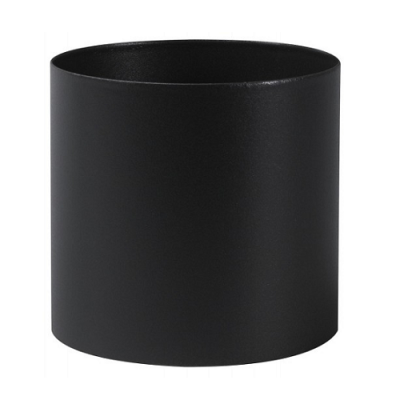 Raccord émaillé noir mat femelle-femelle 12cm diamètre 200mm TEN