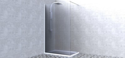 Paroi DOMINO WALK Timeless verre sérigraphie onde 120cm