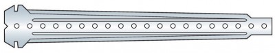 Suspente P31 pour liaison entre support bois et fourrure S47 310 mm SINIAT