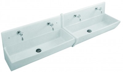 Lavabo Collectif TARGA Blanc VILLEROY et BOCH