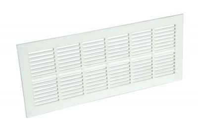 Grille d'aération à visser extra-plate 120x297mm NICOLL