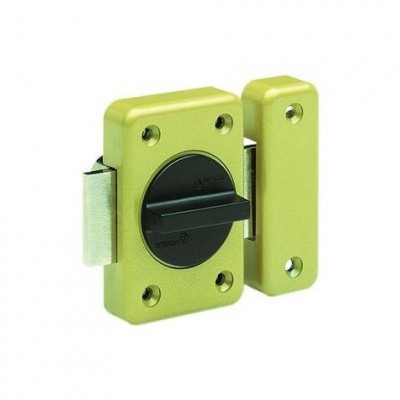 Verrou automatique W.C. verni 45mm ASSA ABLOY