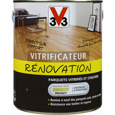 Vitrificateur rénovation chêne moyen satin 0,75l V33