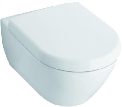 Cuvette suspendue SUBWAY 37x56cm, sortie horizontale, blanche VILLEROY ET BOCH