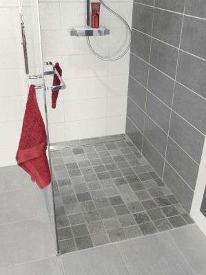 Mosaïque pierre naturelle PAVMENT pour receveur black 30,5x30,5cm ARTE HOME