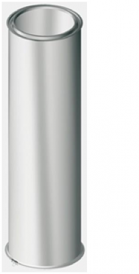 Elément droit inox longueur 1000mm diamètre intérieur 200mm DIXINOX GALVA