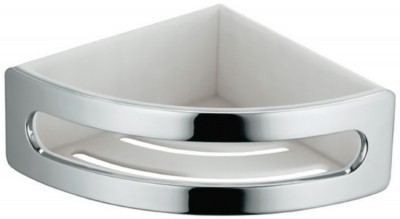 Porte-flacons d'angle ELEGANCE chromé blanc KEUCO