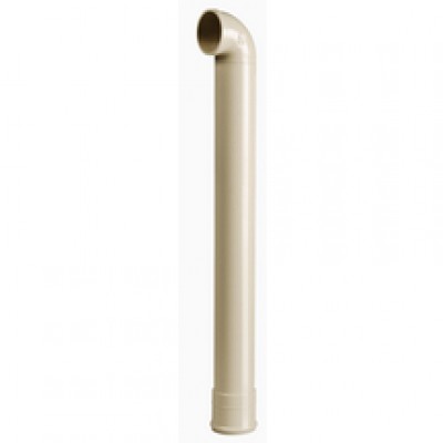 Dauphin sans joint coudé PVC sable 1m 100mm de diamètre NICOLL