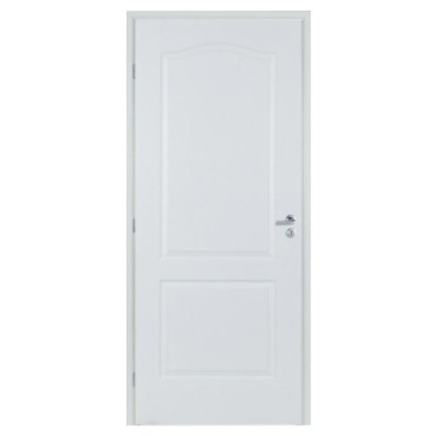 Bloc-porte alvéolaire 210 prépeinte huisserie 74 NEOLYS à recouvrement pêne dormant 1/2 tour 83cm droit RIGHINI