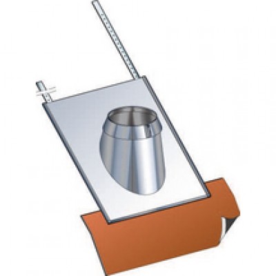 Solin inox 30°-45° tuile inox pente POUJOULAT
