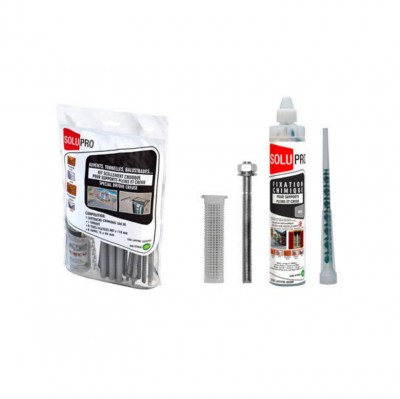 Kit de fixation, tonnelle et balustrade plein