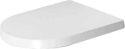 Abattant standard Me by Starck blanc charnière inox DURAVIT