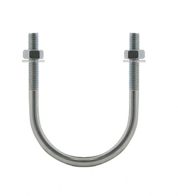 Etrier U bolt électrozingué longueur diamètre 114-M10