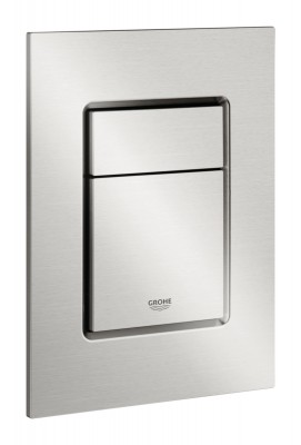 Plaque de commande WC SKATE supersteel GROHE