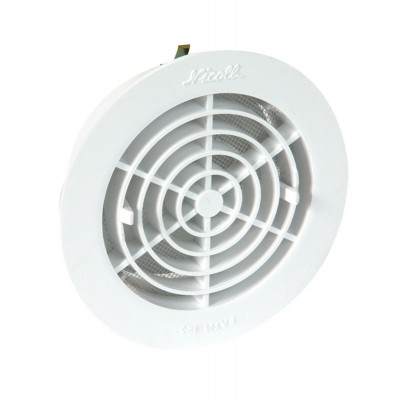 Grille d’aération intérieure à fermeture pour tube blanc 144x110x38mm NICOLL
