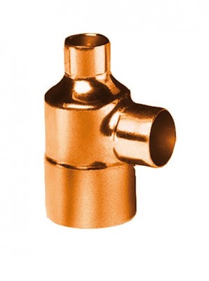 Té cuivre 5130 réduit femelle-femelle-femelle diamètre 14/12/14mm (10) ALTECH