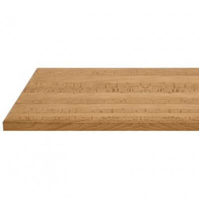 Plan de travail stratifié 28mm hêtre longueur 120cm