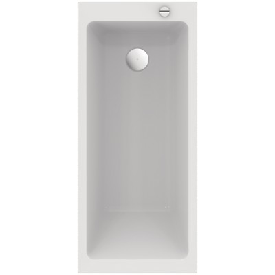 Baignoire rectangulaire PLENITUDE 3 acrylique blanc 170x75cm vidage inclus