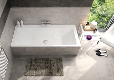 Baignoire rectangulaire DUO PLENITUDE 3 180x80cm