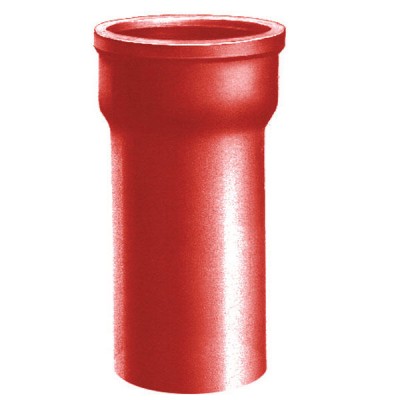 Raccord droit en fonte SME rouge diamètre nominal 125mm PONT A MOUSSON