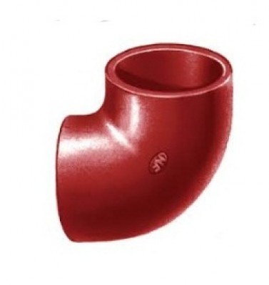 Coude SMU S rouge 88° en fonte diamètre nominal 300mm PONT A MOUSSON