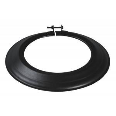 Rosace noir mat D 153 TEN
