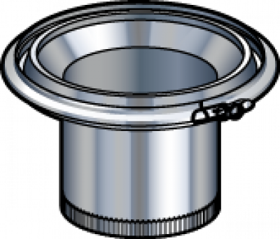 Réduction conique P150I-180 diamètre 150mm POUJOULAT