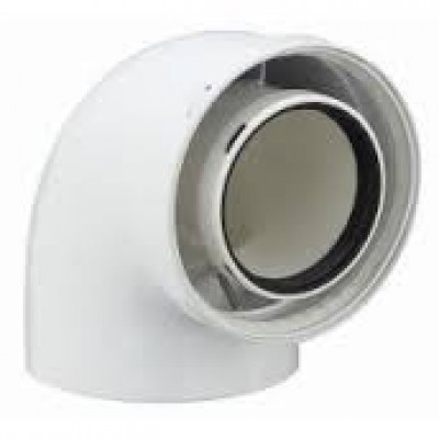 Coude 90° ventouse 80x125mm ATLANTIC