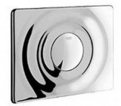 Plaque de commande WC surf robinet chasse chromé GROHE