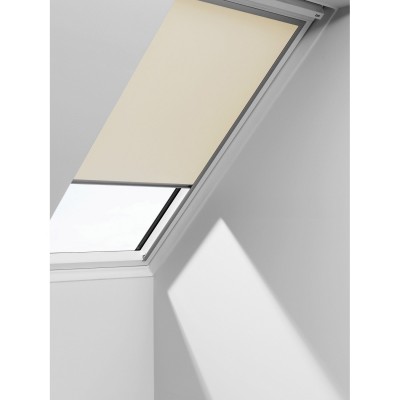 Store manuel d'occultation DKL MK04 1085S pour fenêtre de toit MK04 beige 78x98 cm VELUX