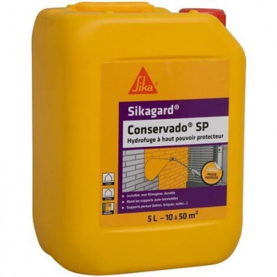 Hydrofuge de façade Sikagard CONSERVADO SP blanc 5l SIKA