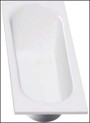 Baignoire rectangulaire VERSEAU 3 acrylique blanc 140x70cm