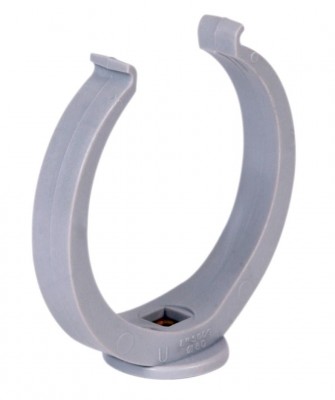 Collier lyre diamètre 80mm gris NICOLL