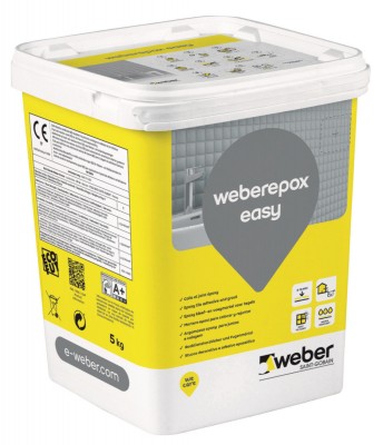 Mortier de jointoiement WEBEREPOX EASY gris ardoise 2,5kg