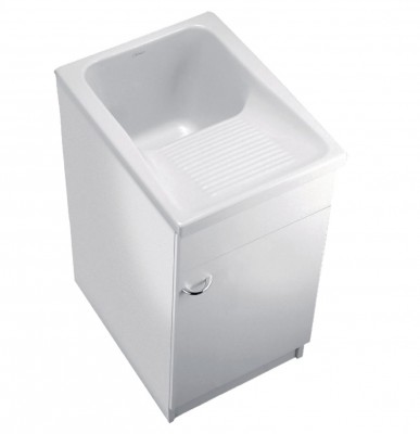 Bonde à grille pour cuve de laboratoire chromé