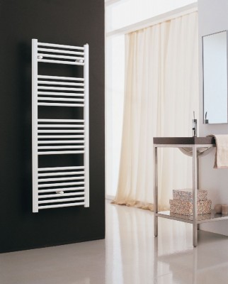 Sèche-serviettes PRIMEO 2 eau chaude 1658 x 400 mm blanc 650 watts