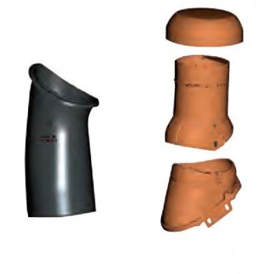 Kit de ventilation active DUROVENT ardoise diamètre 150mm MONIER