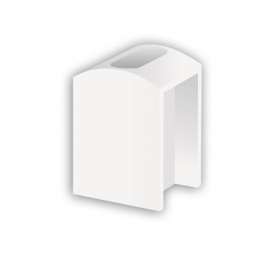 Pontet grande onde PVC 51mm 15 pièces